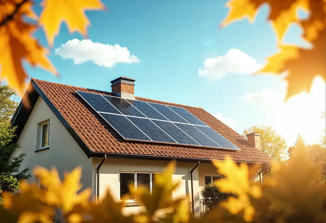 Haus mit Enpal Solaranlage